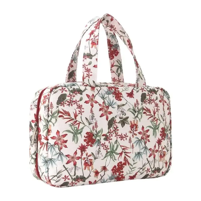 G6KF 4 Hanging Toiletry Bag With Several Sections Big Capacity Travel Cosmetic Storage For Women And Men