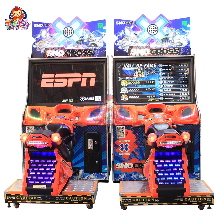 High Quality Two-Player Video Racing Game Machine High-Level Simulation Arcade Drive Moto 1-Year Warranty