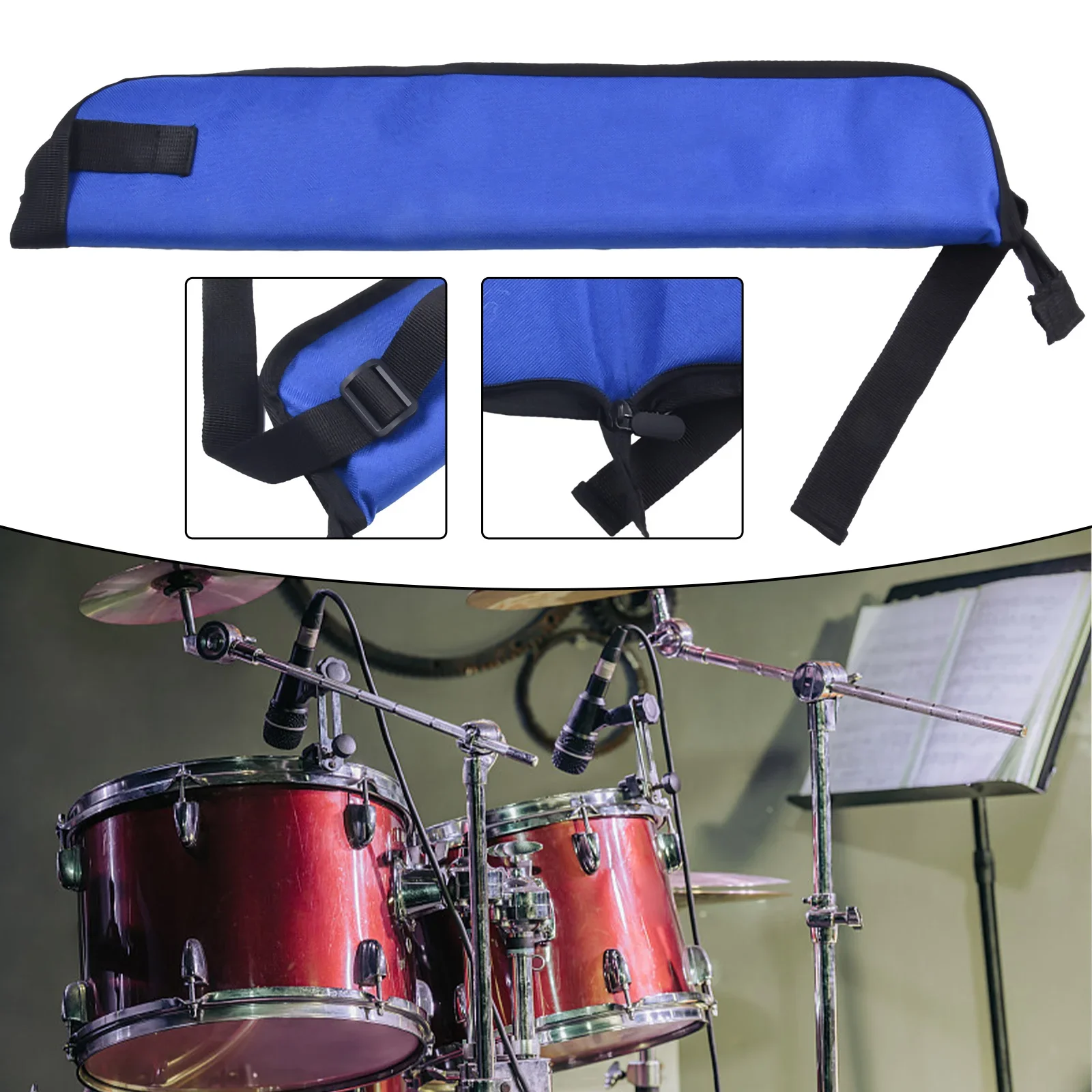 Drumstick Storage Solution with Dual Compartment Layout and Sturdy Handle Designed for Frequent Use by Drummers