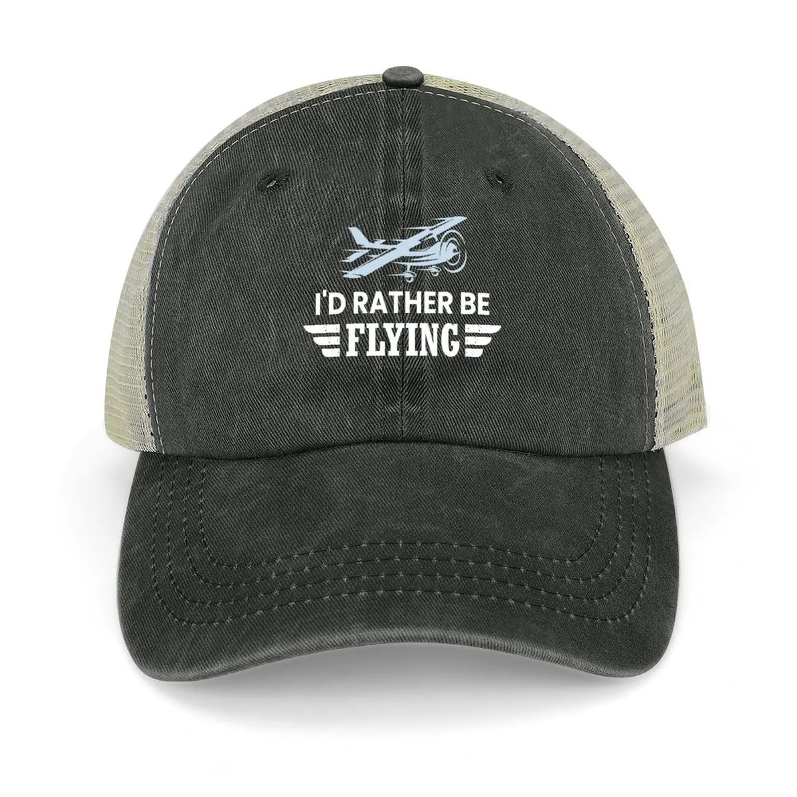 

I'd Rather Be Flying Cowboy Hat foam party Hat Gentleman Hat dad Hats For Women Men's