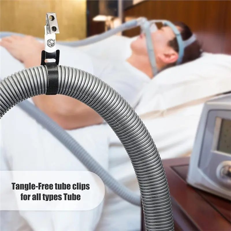 YLS-CPAP Tubing Securing Straps Anti-Winding Hose Clips Hose Clamps For Uninterrupted Sleep Supplies