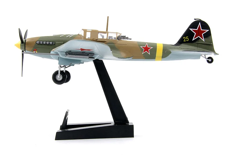 1/72 36413 Soviet IL-2M3 Fighter Model 140 Aviation Regiment  Finished product collection model