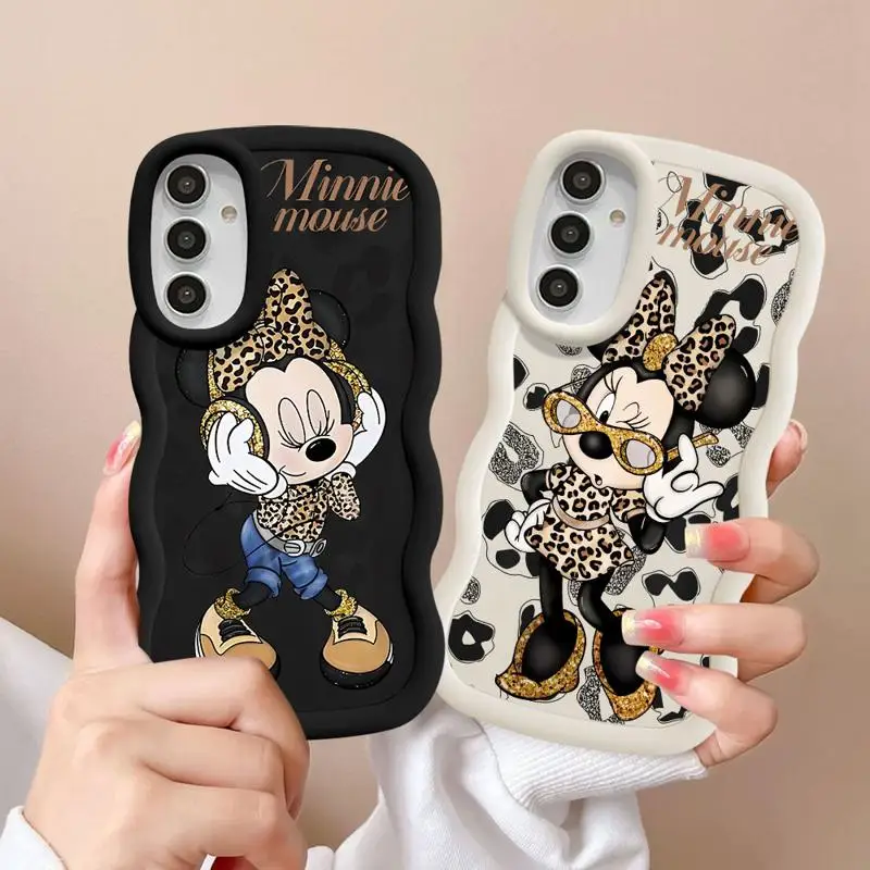 Disney Mickey Minnie Phone Case for Samsung Galaxy A20s A30s A50 A50s A02s A03 Core A04e A05s A11 A12 A13 A14 A15 A21s A51 4G 5G