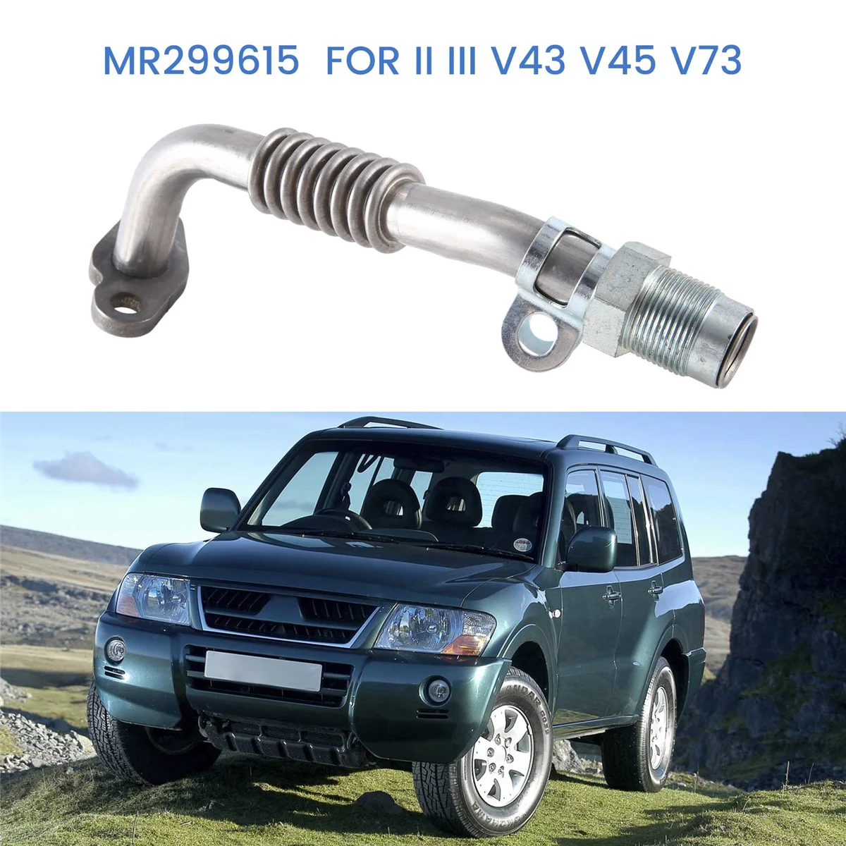 MR299615 Exhaust Manifold Exhaust Gas Return Pipe for Mitsubishi Pajero Montero II III V43 V45 V73