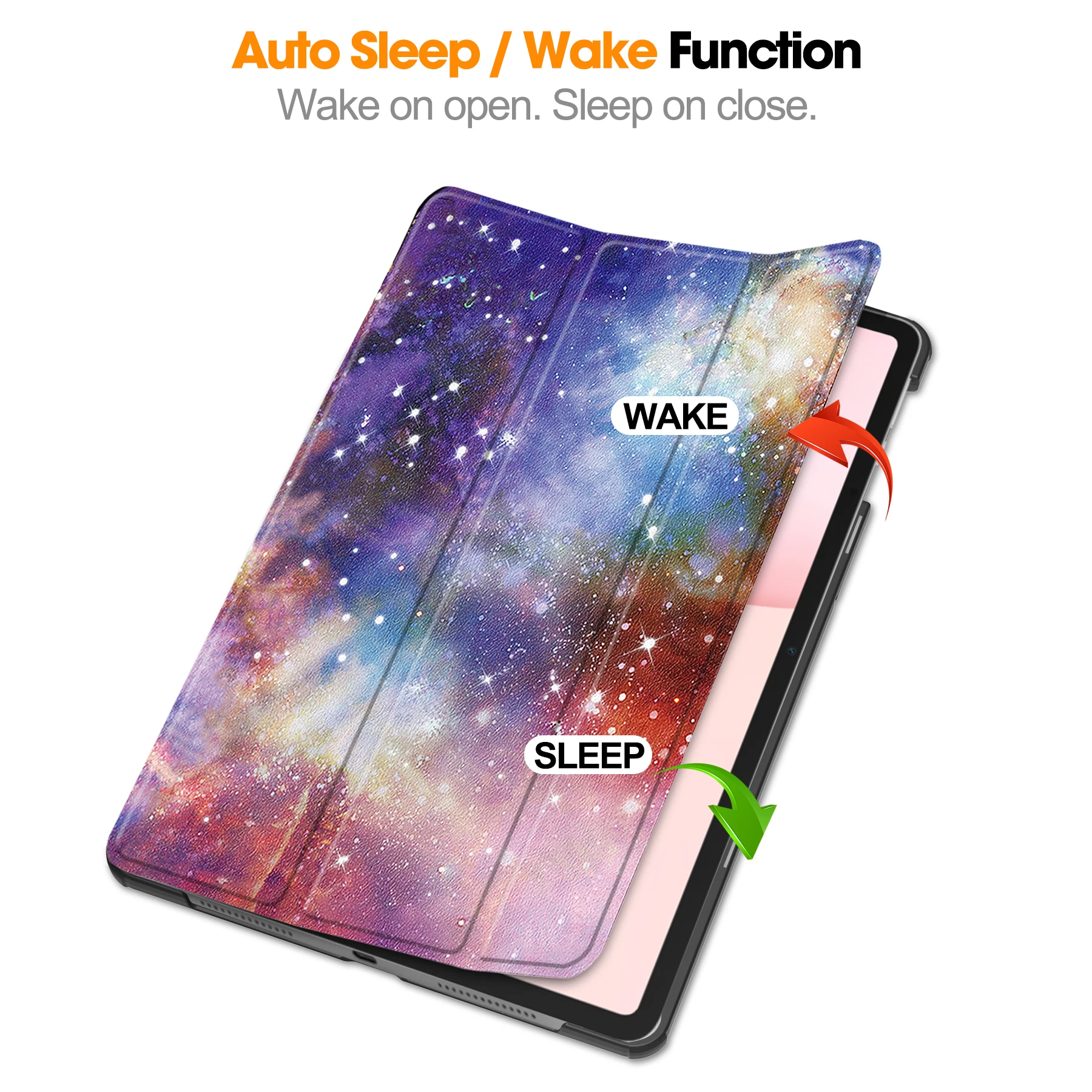 Luxury PU Leather Case For Huawei Honor Pad 10 (Tablet 10) 2025 12.1 inch HEY3-W00 Tri-fold Stand Smart Painted Cover Auto Sleep