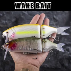 Lure Fishing Wobbler Two Section Swimbait Bionic Fish Bait Floating Sea Saltwater Lure Wake Bait Jetbait Spinnerbait