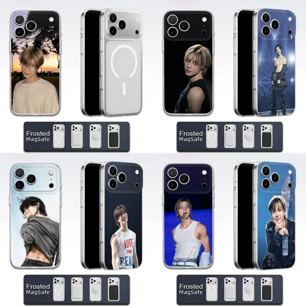 

T-Taemin Phone Case For iPhone 17,16,15,14,13,12,11,Pro,Max,Plus,E,Air,Mini Magsafe Transparent