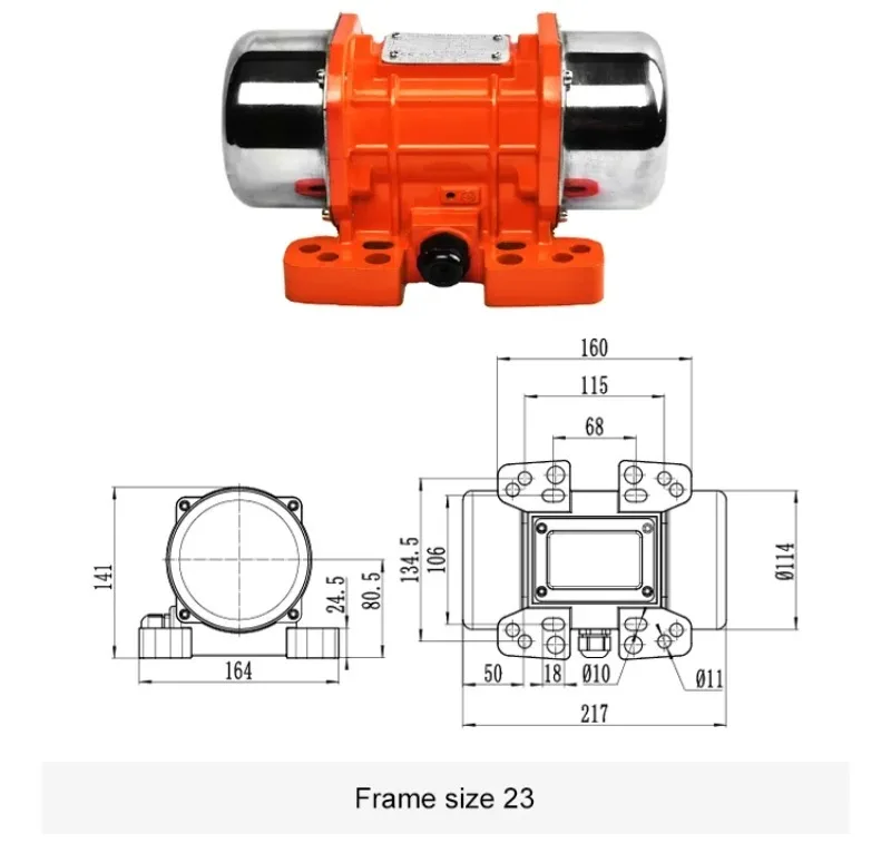 construção vibrador de concreto motor vibratório elétrico vibradora de concreto