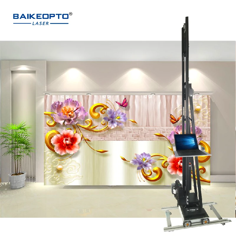 3D 수직 벽화 프린팅 벽화 수직 Zeescape 벽 프린터 기계 3D 벽 잉크젯 벽 프린터 5D