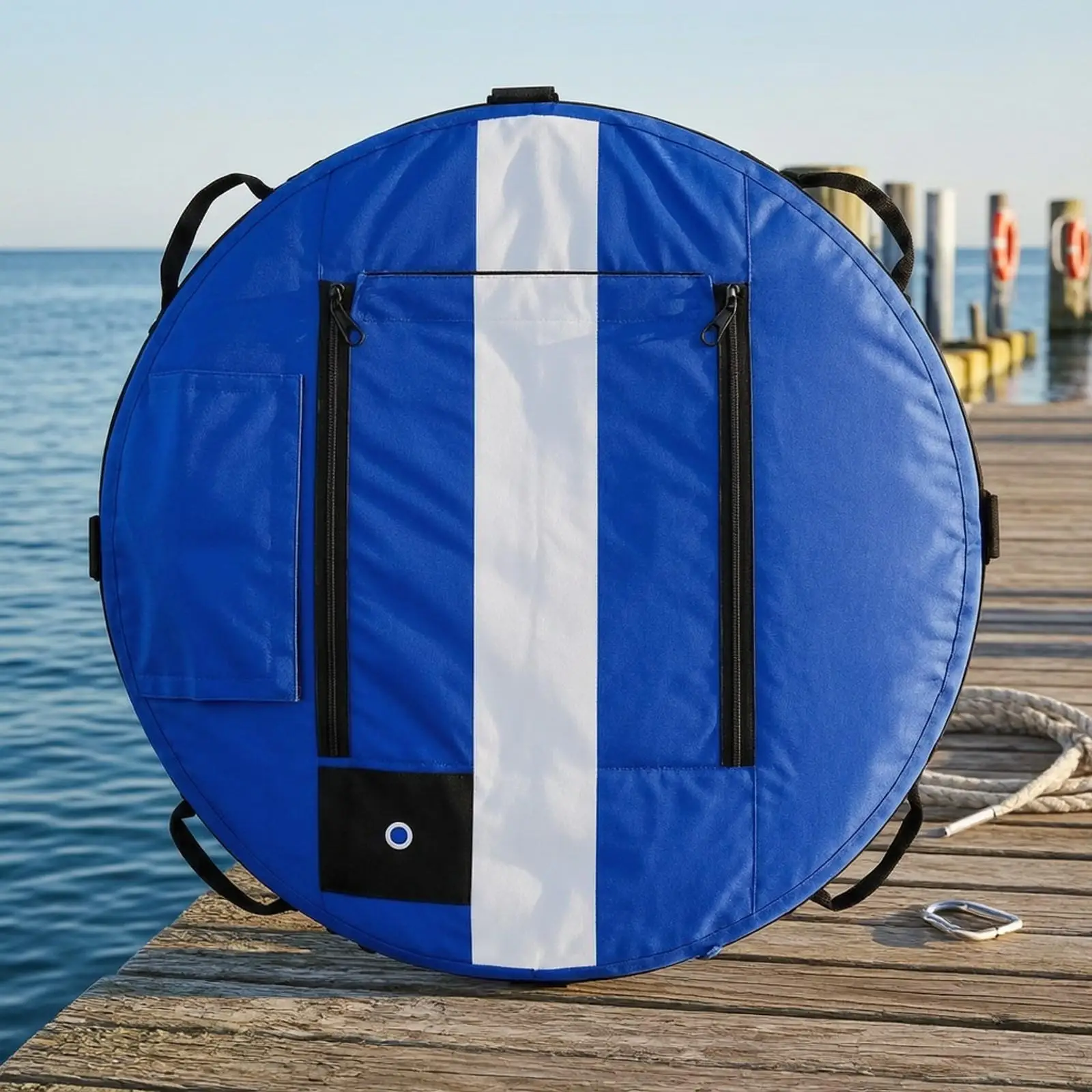 Collapsible Diving Surface Buoy with Handle Emergency Flotation Marker for Boaters