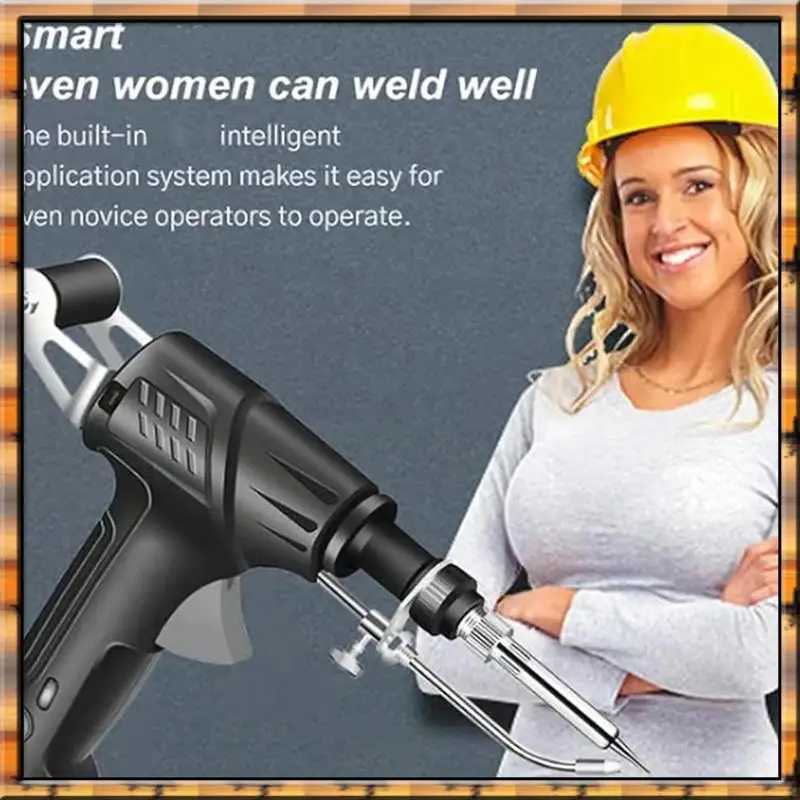 Sep n12r conjunto industrial multi-função ferro de solda rectionrae, ferramentas de soldador aquecidas internamente, plugue eua, rectionrae soldagem ki