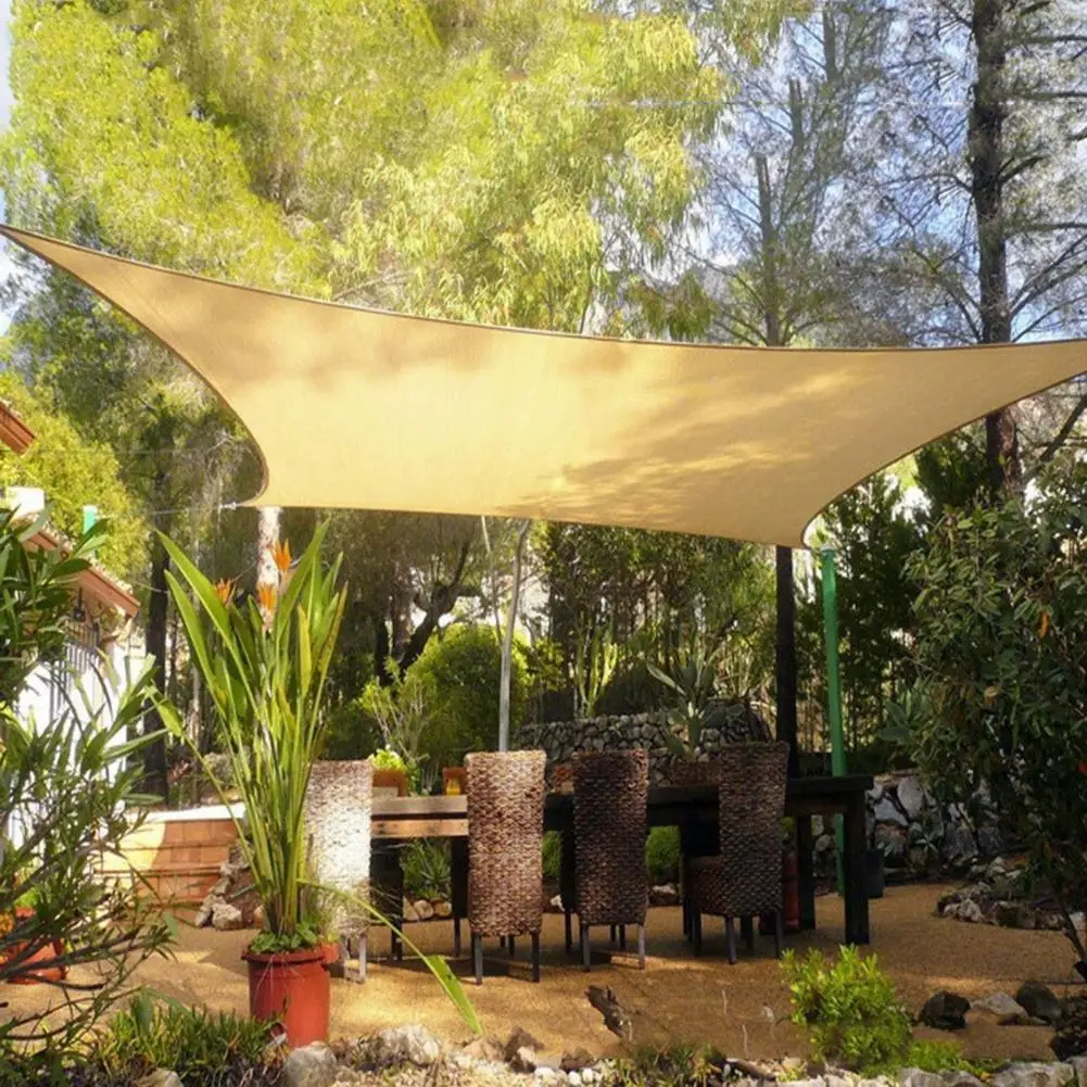 

Sun Shade Canopy Protective Tear-resistant Heavy Duty Rectangle UV Block Sunshade Courtyard Supply