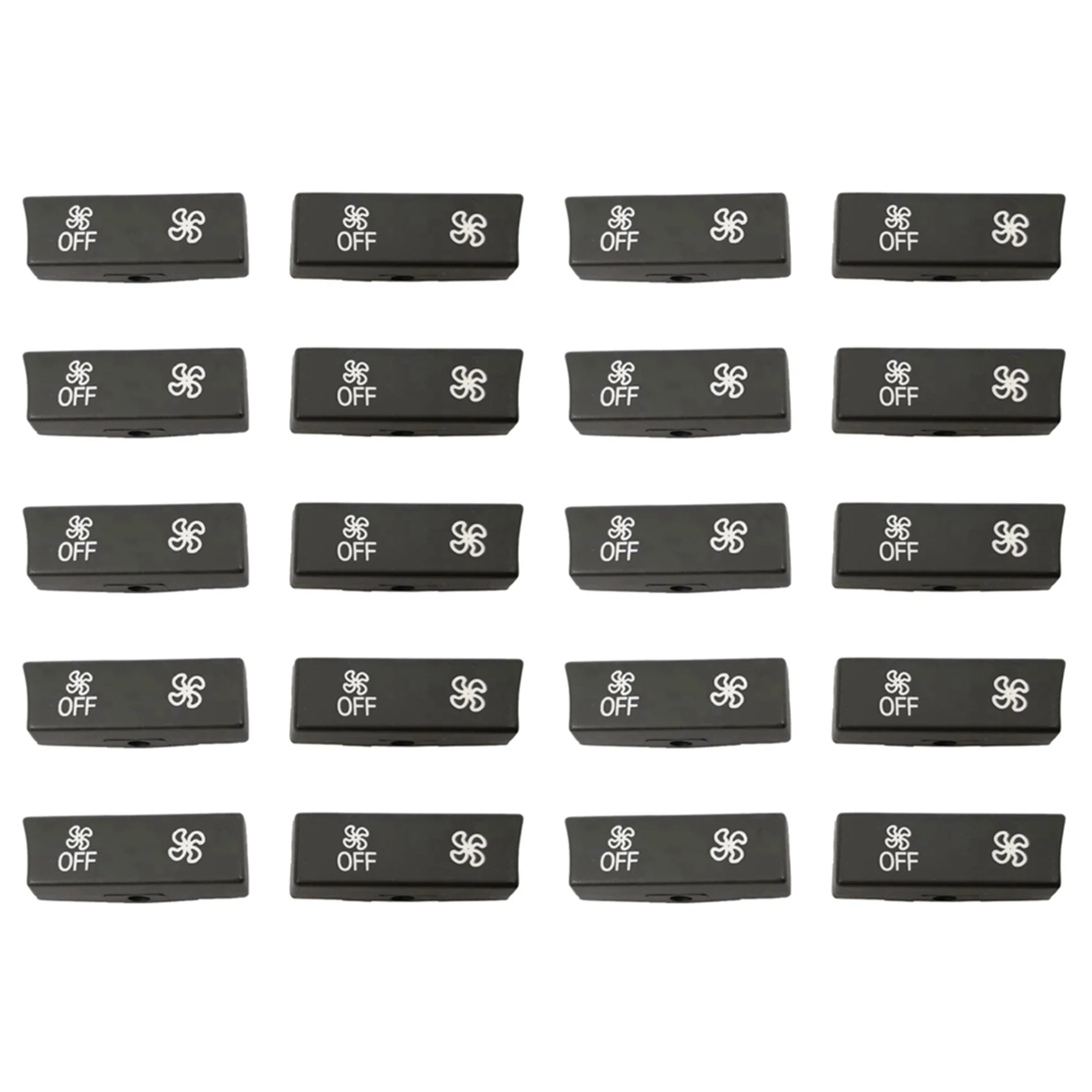20X For-Bmw A/C زر سرعة المروحة لوحة التحكم في المناخ ، لسلسلة F01 F04 F06 F07 F10 X5 F15/M F85 X6 F16/M F86 5 6 7
