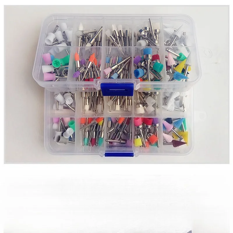

1 Box Dental Consumables Dental Polishing Brush High/Low Speed Needle Sharp Pointed Flat Head Brush Polishing Laboratory Tools