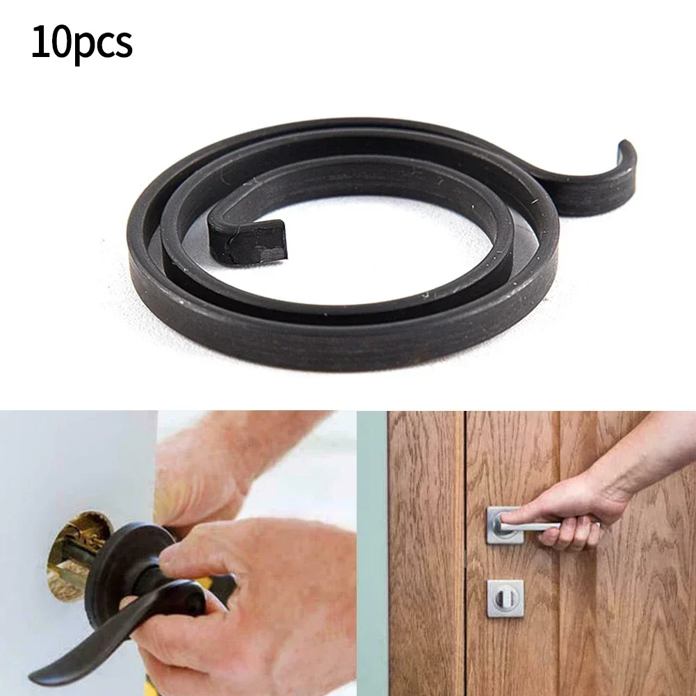 Resorte de torsión de repuesto para perilla de puerta, resorte de reemplazo para reparación de bobina interna de puerta, resorte de torsión de retorno, 10 piezas, 2,5