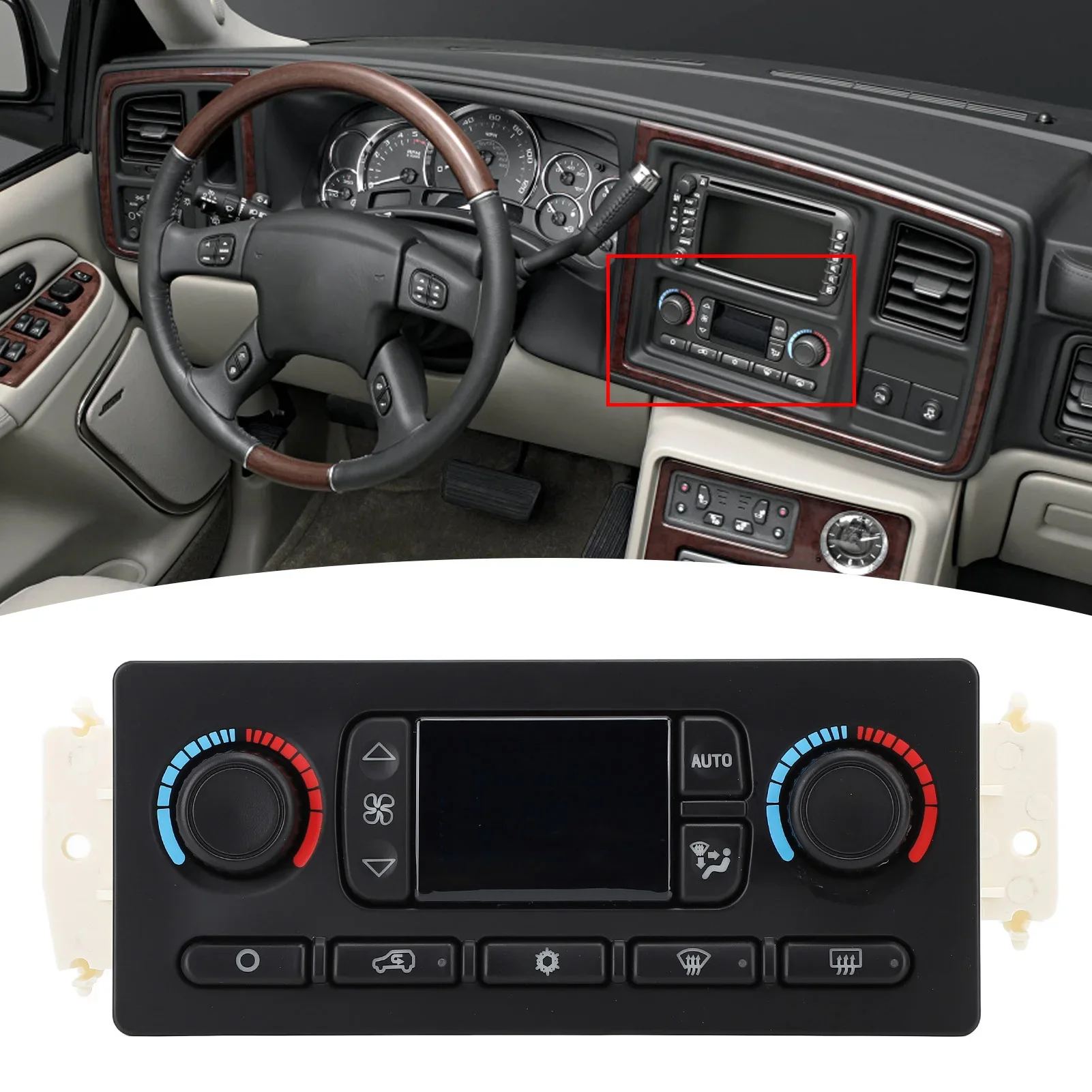 Car Climate Control Switch Panel Module Unit