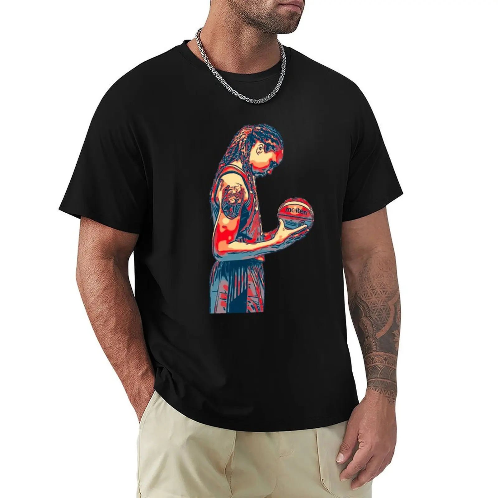 HOPE BG - ESSENTIAL T-Shirt Casual Basic Short Sleeve T-Shirt