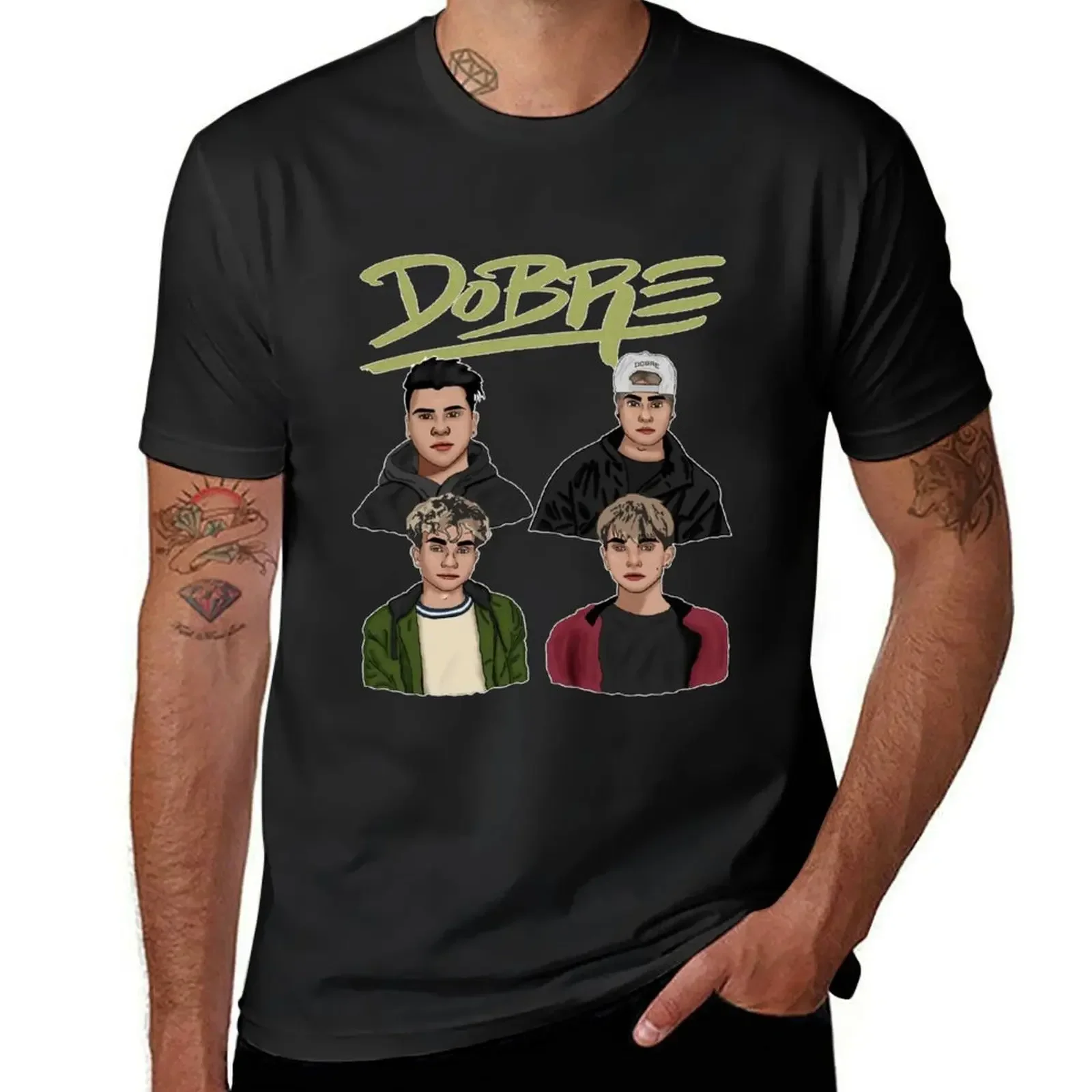 

Dobre Brother Twins Merch T-Shirt vintage anime shirt summer top blanks mens funny t shirts