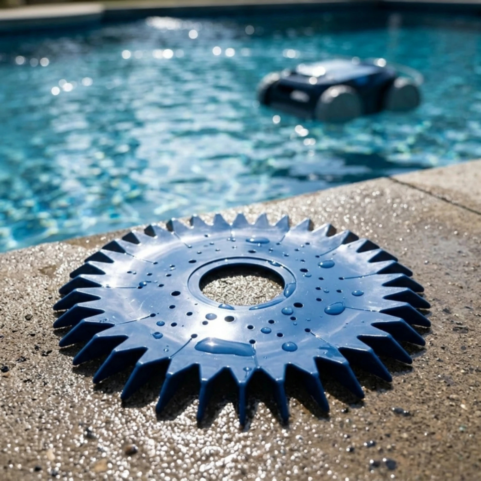 Pool Cleaner Disc with Fins Replacement Fin Seal Disc Accessory Easy to Install Excellent Sealing for Technicians