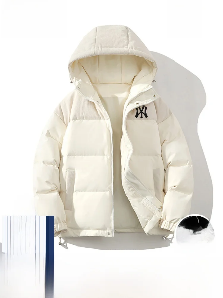 

Faionable Hooded Loose down Jaet Warm Casual Sli New Arrival ow Clothing for Women Long Sve Autumn Season