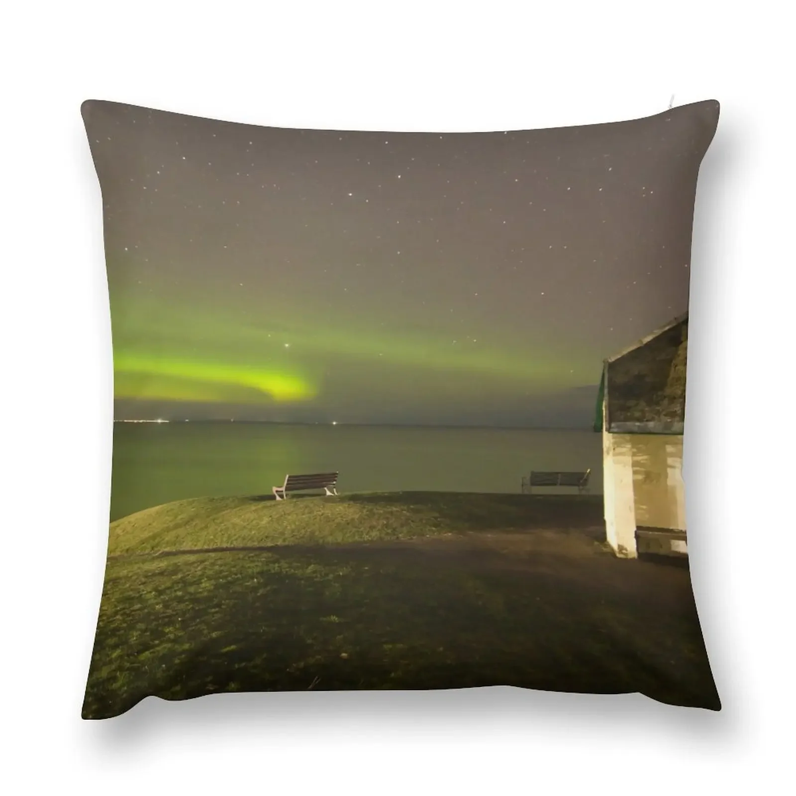 Aurora Borealis ,Nairn,Highlands of Scotland Throw Pillow Pillowcase Bed pillowcases pillow