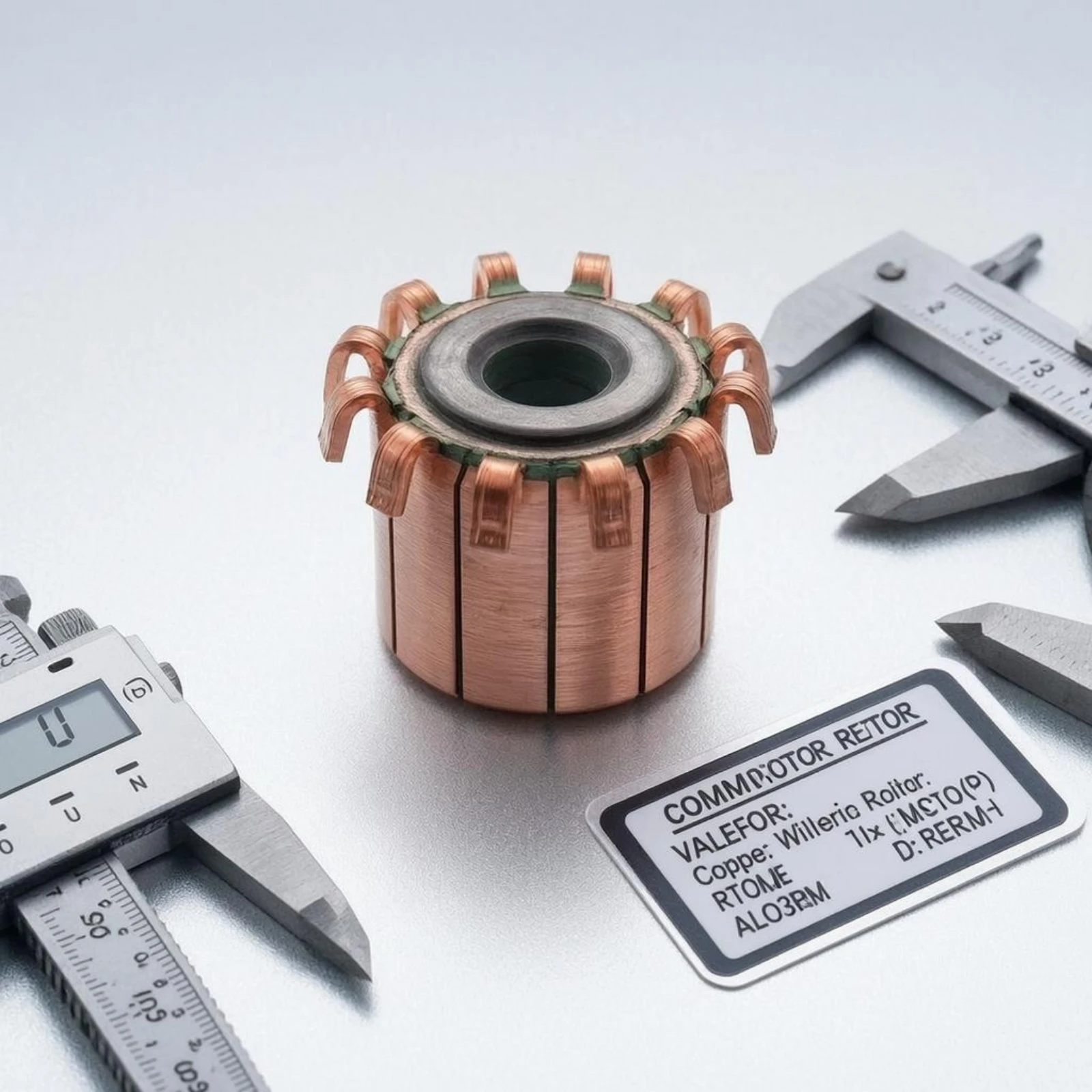 Copper Engine Commutator Vertical Segment Lines Segmented Commutator Mechanical Component Wear-Resistant