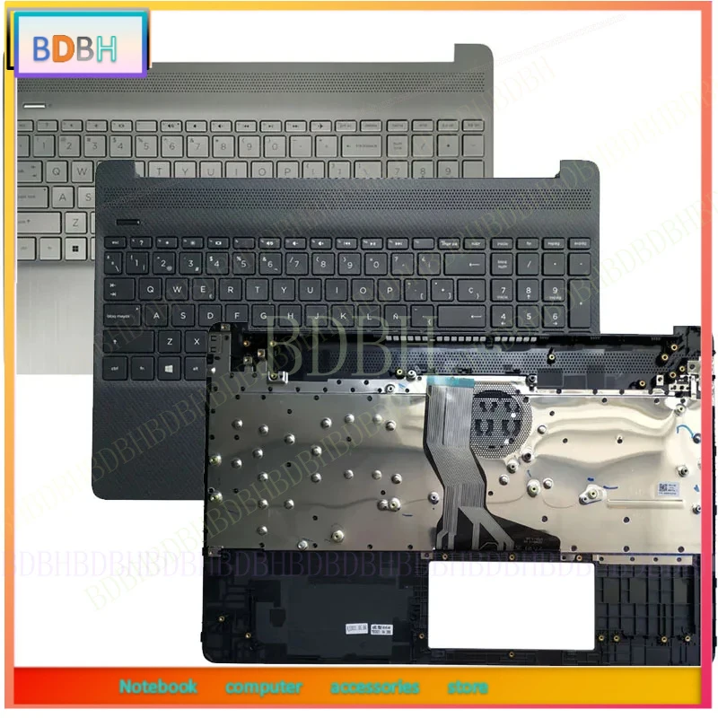 For 15-DY 15-EF 15s-EQ 15S-FQ TPN-Q222 palm rest keyboard upper cover case laptop shell L63579-001 L60341-001 M17184-001