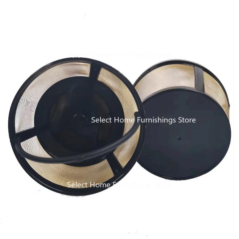 Suitable for Coffee Machine Filter, Round 304 Gold FDA Tea Separation Filter 4 6 8 10 Cups
