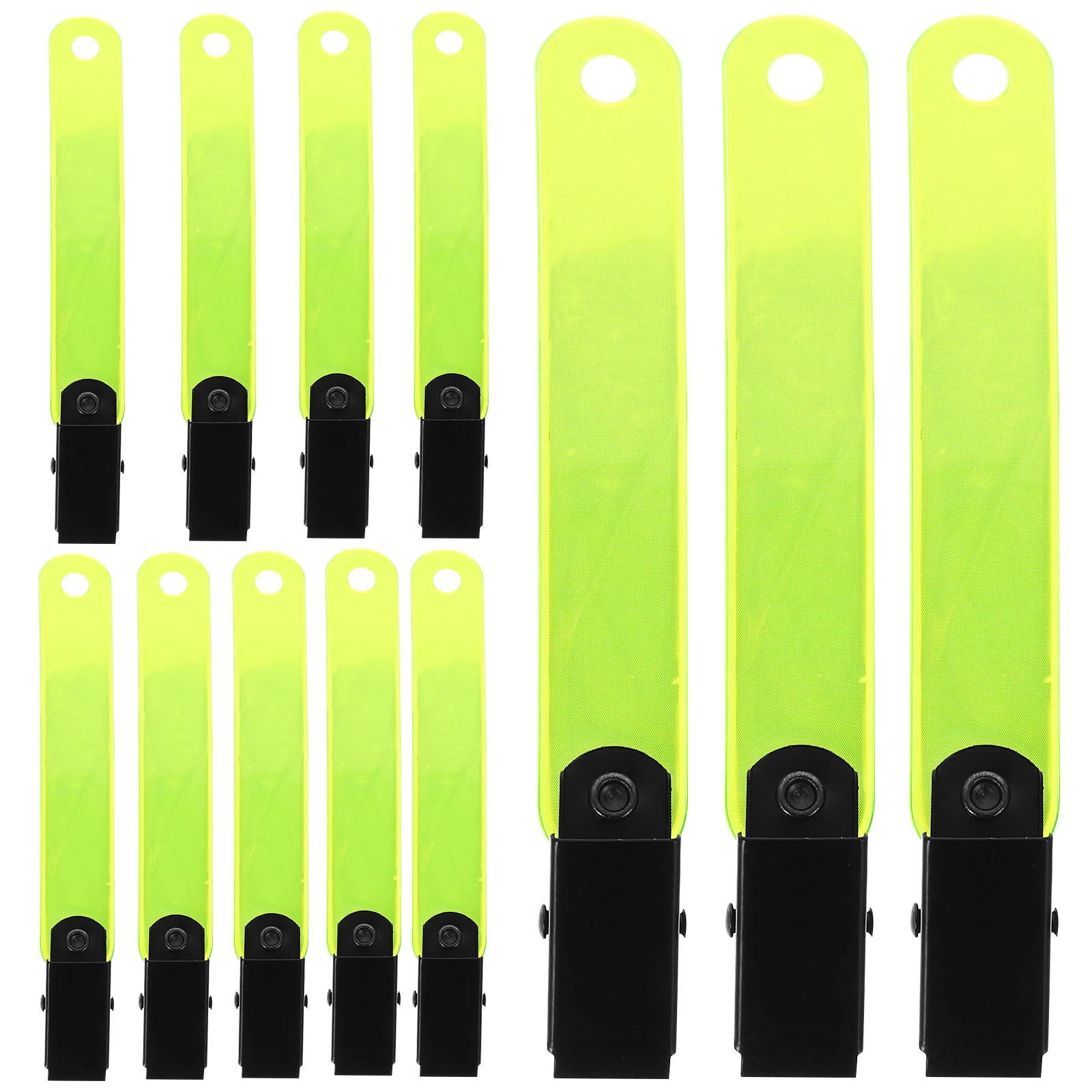 

24pcs Fluorescent Band Clips Camping Reflective Gear Weather Resistant Glow Trail Markers Hunting Accessories Hiking
