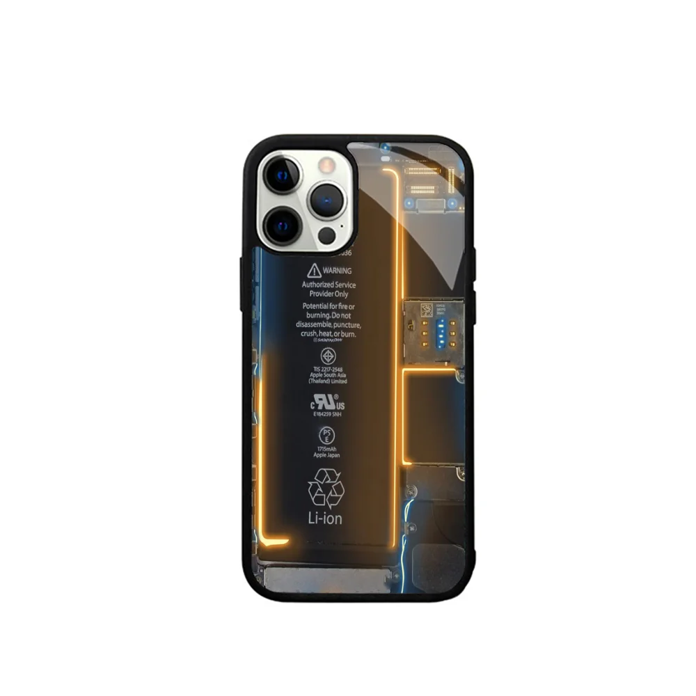 Custodie per telefoni con motivo a circuito stampato per iPhone 15 14 13 Pro Max 11 12 Mini Alex Mirror TPU Shell