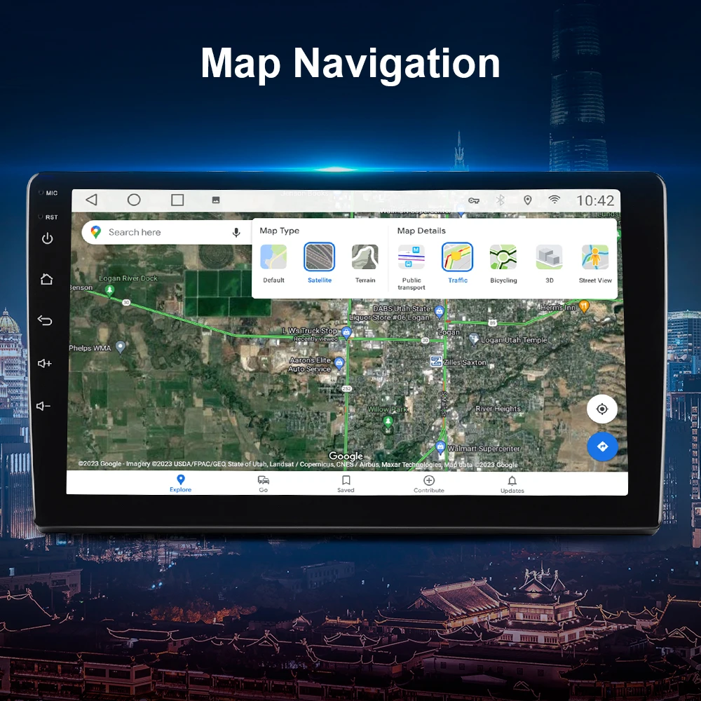 راديو السيارة الاندورويد Carplay لتويوتا بريوس XW30 2009-2015 السيارات مشغل وسائط متعددة نظام تحديد المواقع DSP الملاحة Autoradio 2Din لا DVD