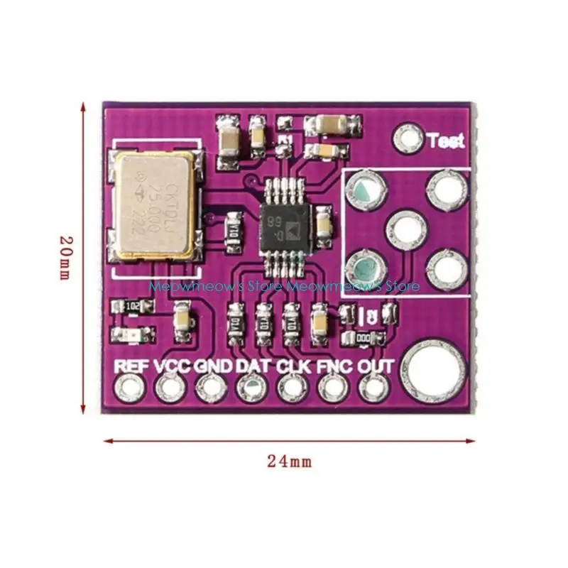 W91A AD9833 AD98333BRMZ Generador señal Módulo Salida múltiple Resolución 0.1Hz
