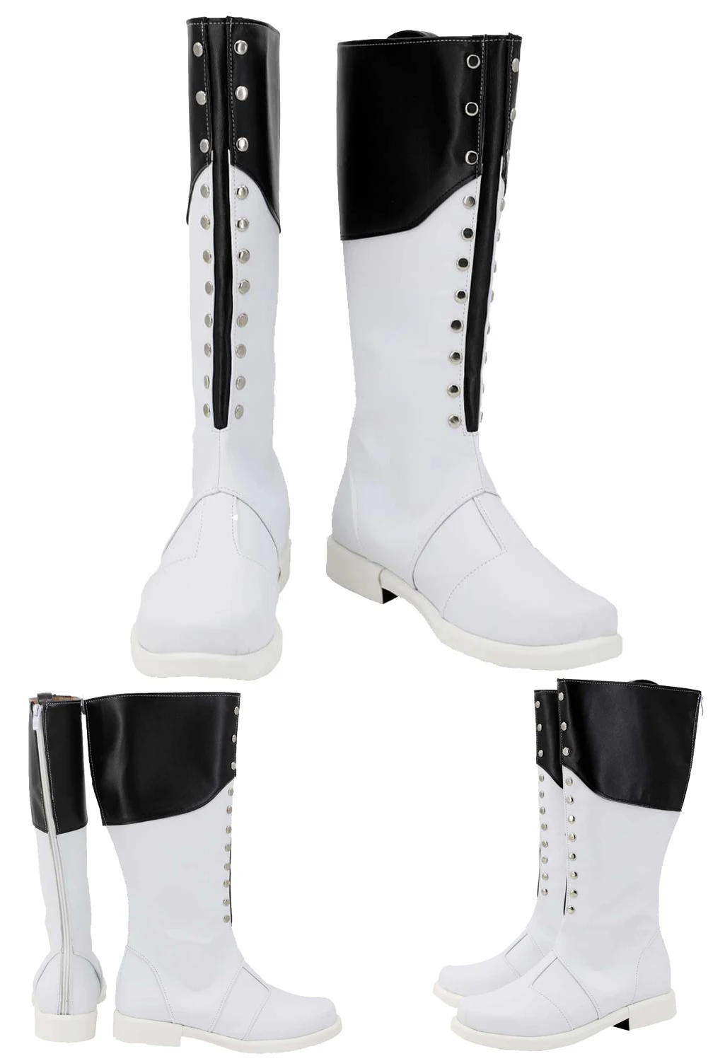 Disfarce Yhwach Sapatos de Cosplay Masculino, Anime Blieach, Acessórios de Traje Masculino, Calçado de Festa Extravagante