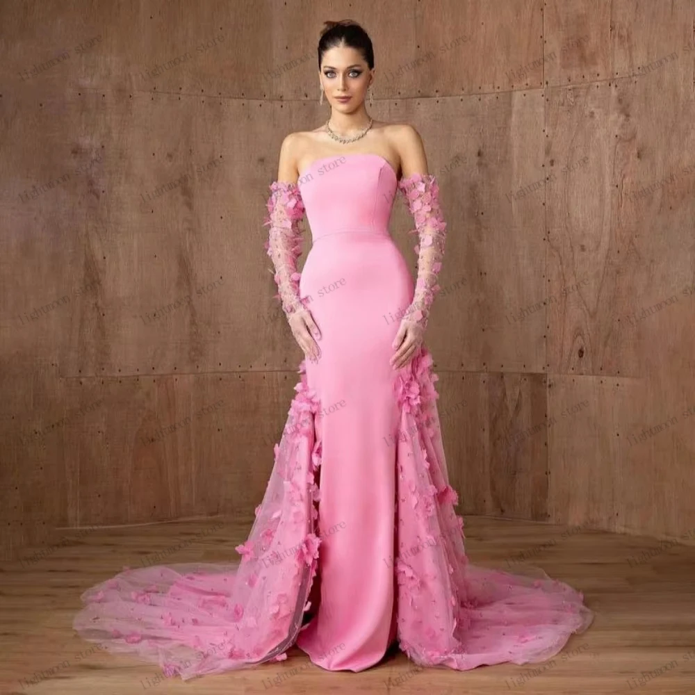 فساتين سهرة عتيقة فستان رائع للحفلات الراقصة مثير بدون حمالات بدون ظهر رداء ساحر براقة فيستدوس دي غالا مخصص 2026 #3