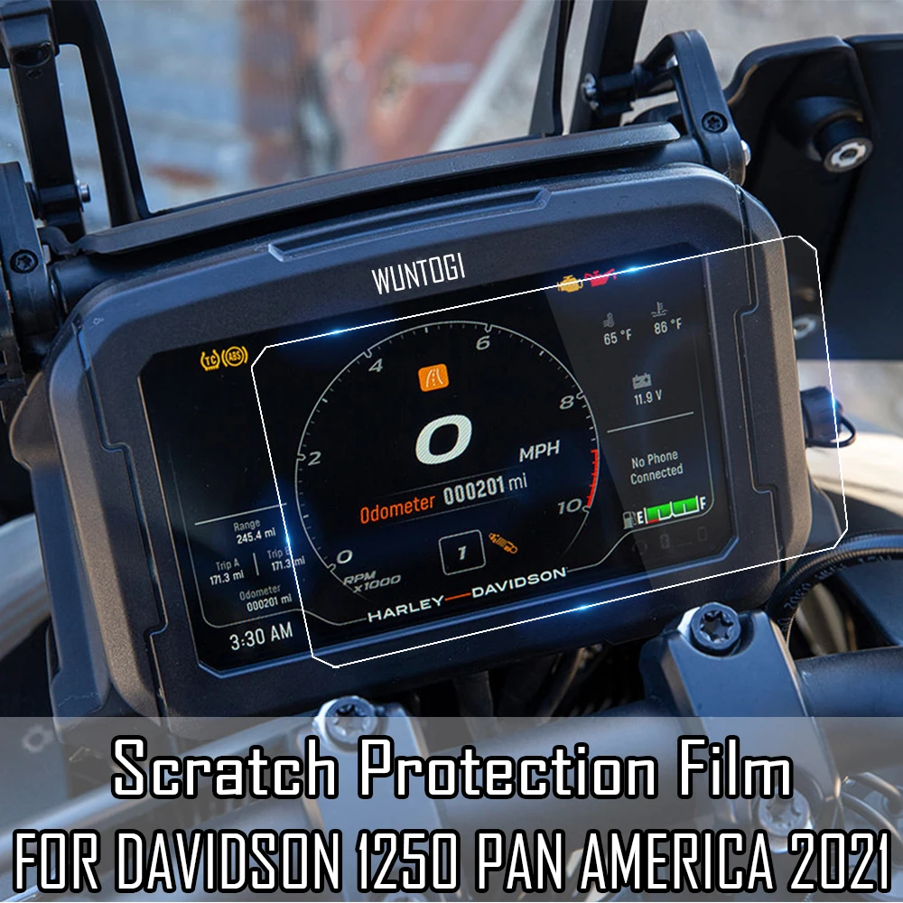 

For Harley Davidson Pan America 1250 S PA1250 RA1250 S Motorcycle Accessories Cluster Scratch Protection Film Screen Protector