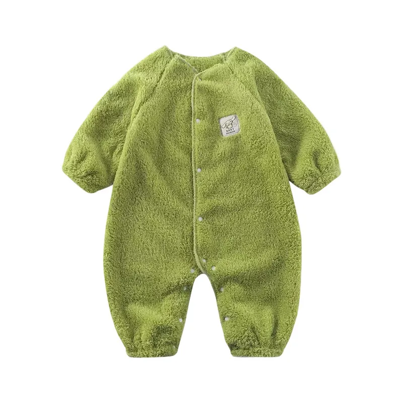 

Baby Boys Girls Romperst Winter and Autumn Thick Flannel Jumpsui Clothes 0-2T