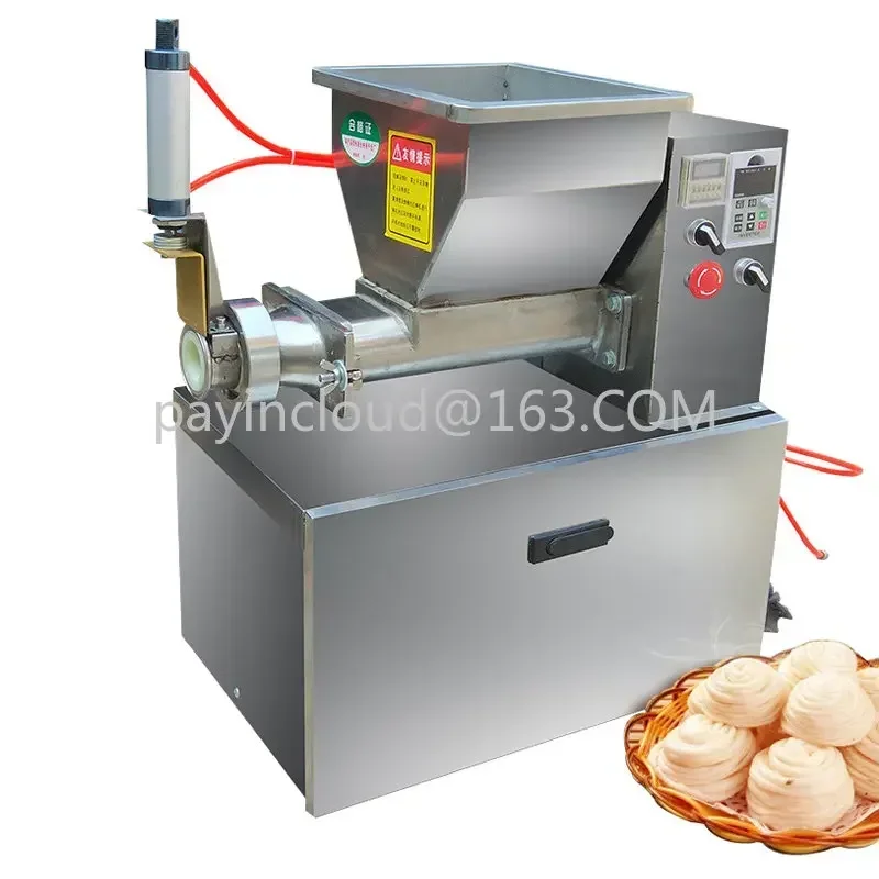 220V 2500W Commercial Automatic Dough Divider Steamed Bun Dough Extruder Kneading Machine Stainless Steel Cutting Machines