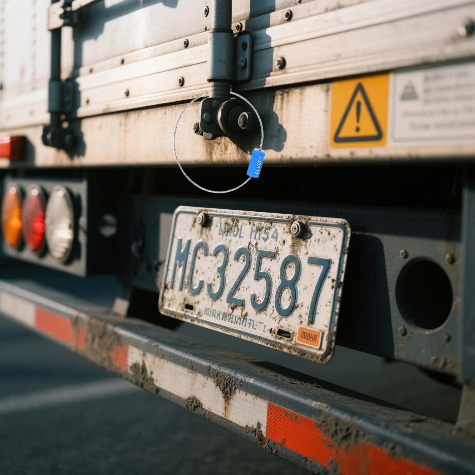 

100Pcs Steel Cable Seals Heavy Duty Weather Resistant Tamper Proof for Containers Trucks Trailers Shipping Security Wire Locks