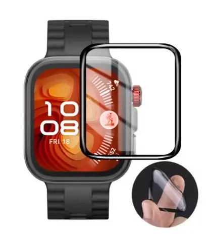 Защитная пленка для экрана 3D PMMA, полное покрытие и прозрачная мягкая пленка HD для Huawei Watch Fit4 Fit4 Pro, защитная пленка из закаленного стекла