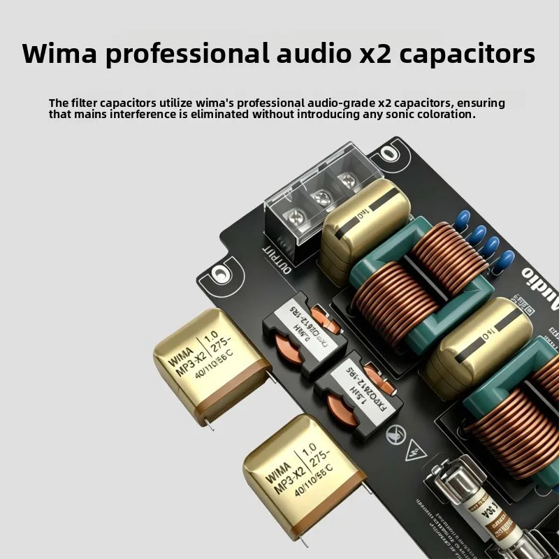 High power audio power filter Fever power strip Lightning protection anti-interference WIMA capacitor