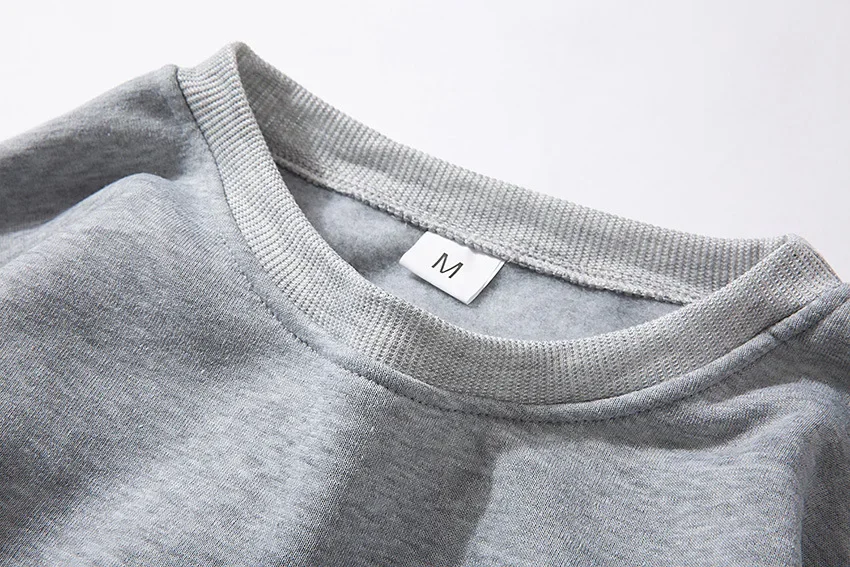 Herren Basic Pullover Casual Sweatshirts für Männer Frauen einfarbig Frühling Herbst Hoodie Sport Langarm Sweatshirt Techwear – Detail 2