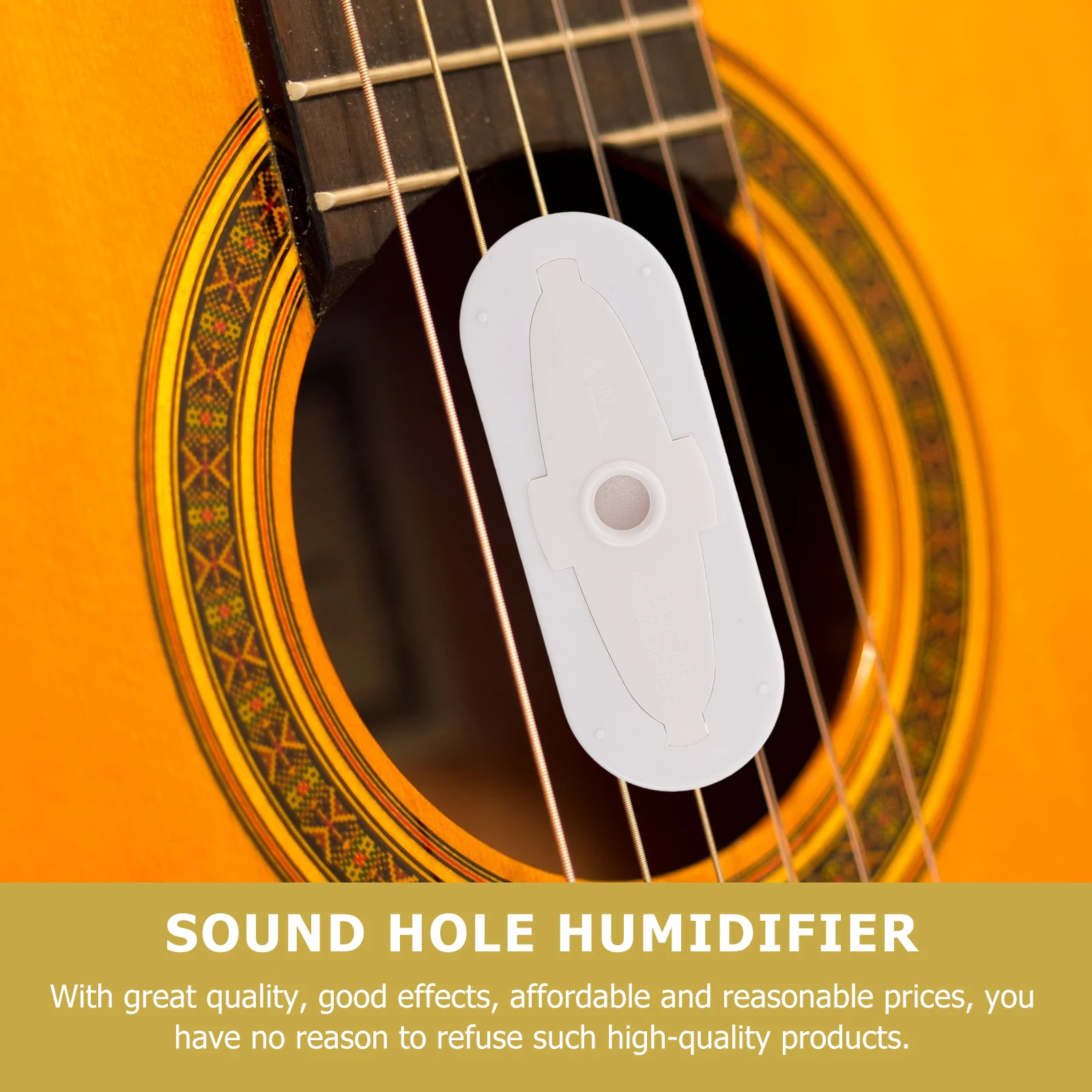 

2 Pcs Ballad Guitar Humidifier Portable Sound Plastic Acoustic for Musical Instruments