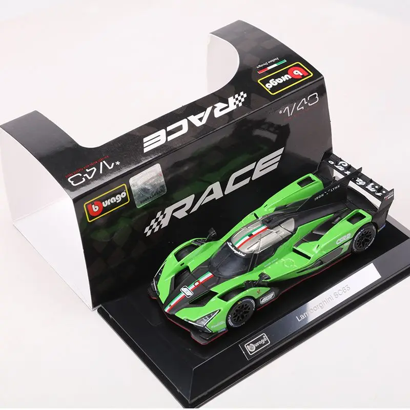 Литой под давлением масштаб 1:43 Lamborghini SC63 24-часовая гоночная модель автомобиля из сплава на выносливость Литой под давлением масштаб 1:43 Lamborghini SC63 24-часовая гоночная модель автомобиля из сплава на выносливость