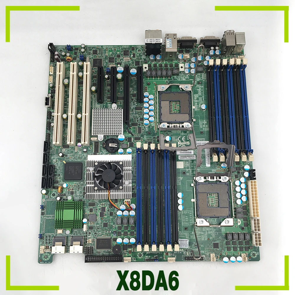 

X8DA6 для Supermicro двухсторонней рабочей станции материнская плата LGA1366 Xeon процессор 5600/5500