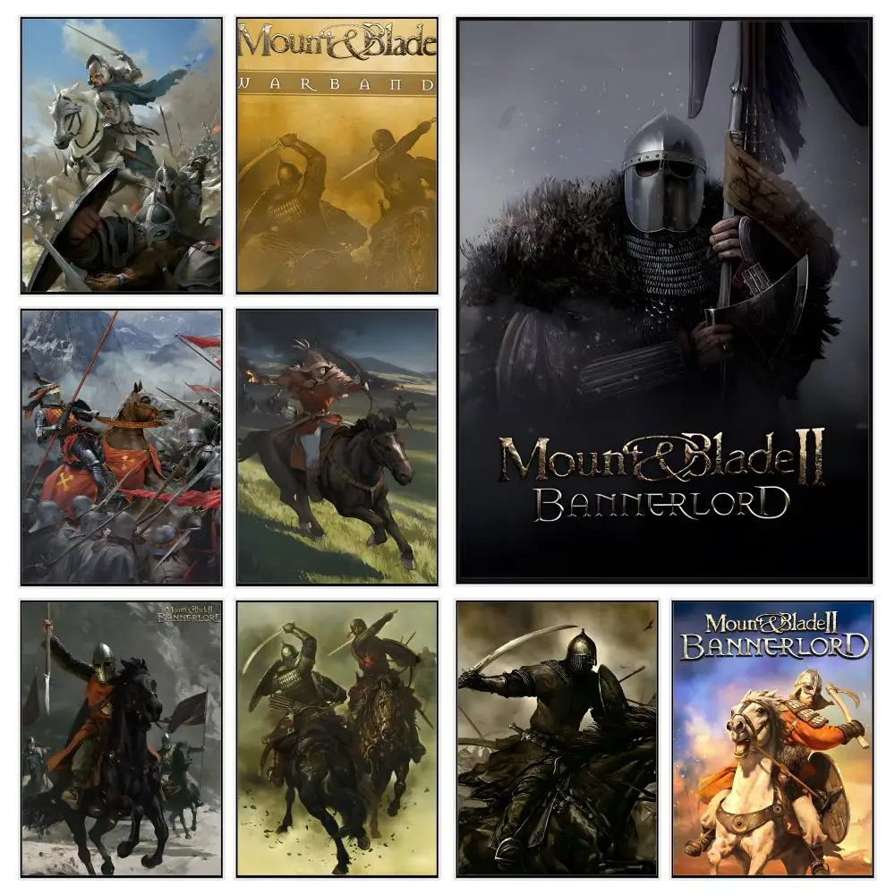 Strategy Game M-Mount And Blade Poster Modern Luxury Wall Poster Home Decor Space Enhancer