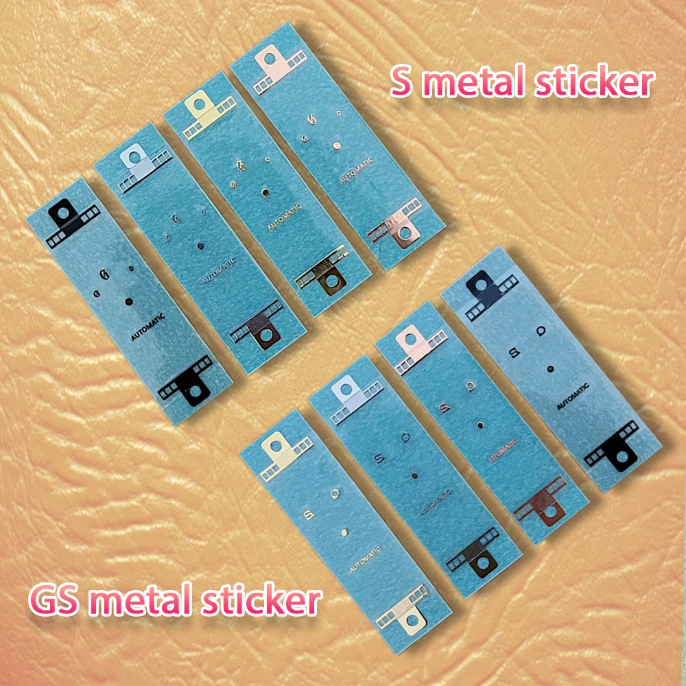 S metal sticker Or GS metal sticker 3D sticker suitable for 27mm-30mm dial watch modification accessories