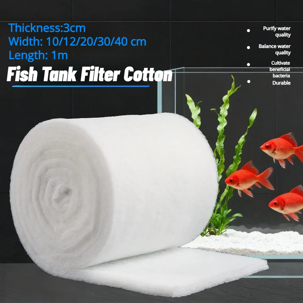 

Thickened Aquarium Filter Sponge High-Density Phenol-Free Fish Tank Filter Media Pad For Removing Waste&Debri Aquarium Accessory