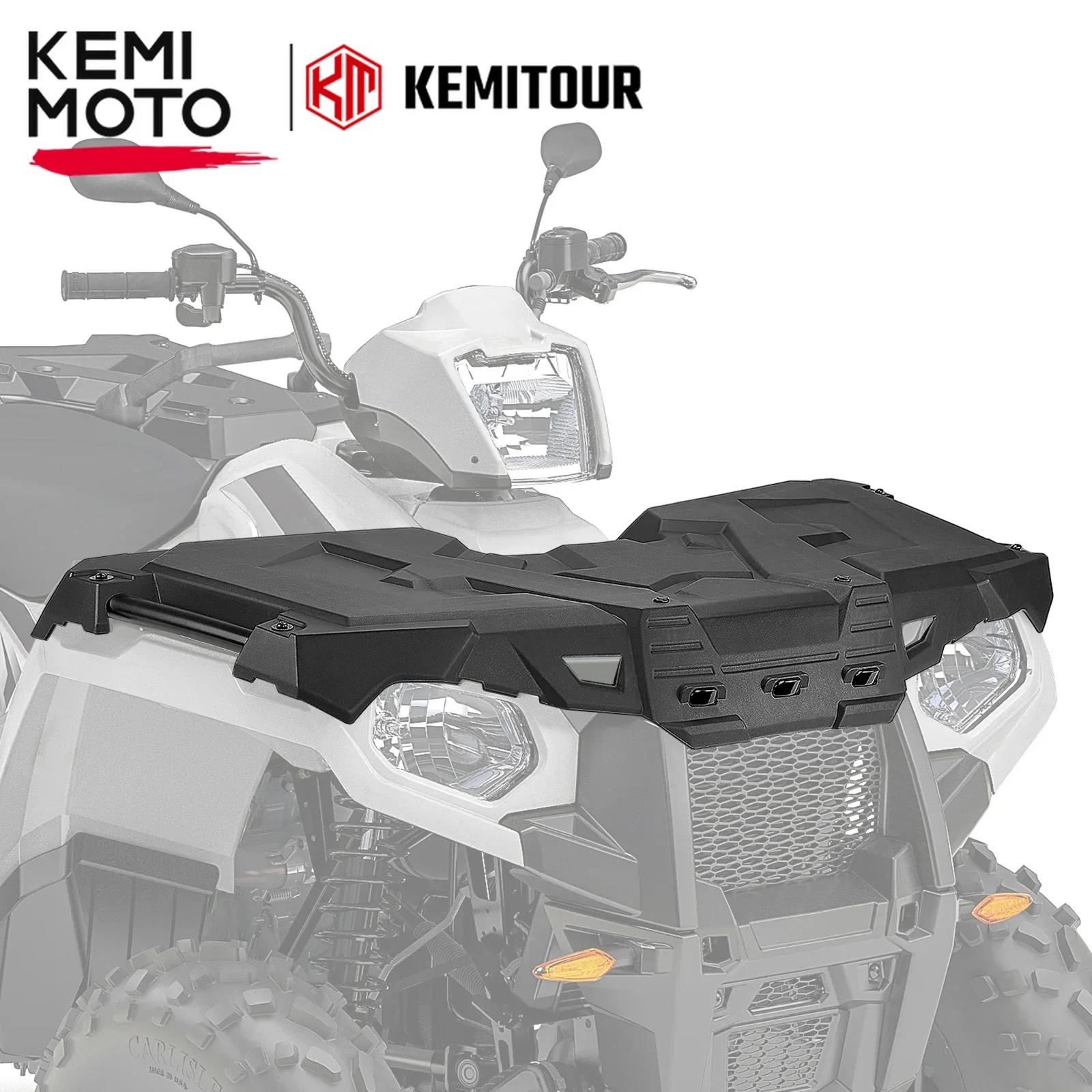 

KEMIMOTO Storage Front Cover Assembly Compatible with Polaris Sportsman 570 450 2017-2022 2023 ATV Front RacK Lid 2636440-070