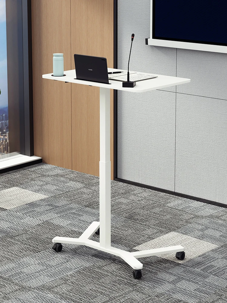 

Lecture Table Teacher Lecture Welcome Desk School Classroom Teacher Lecture Mobile Standing Podium Lifting