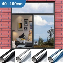 Window Privacy Tint Film One Way Mirror Vinyl Anti Look House For Home Foil Non Adhesive Glass Static Cling Stickers Block UV